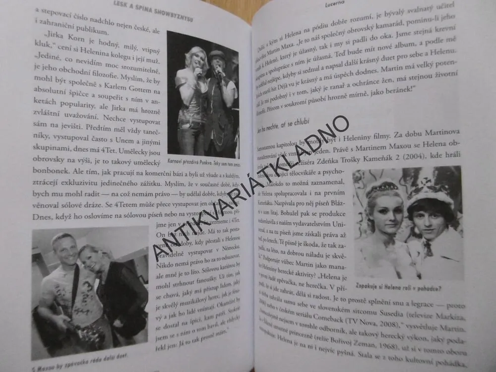 LESK A ŠPÍNA SHOWBYZNYSU, MARTIN MICHAL, HELENA VONDRÁČKOVÁ, **an
