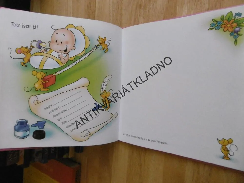 NAŠE HOLČIČKA, PRVNÍ ALBUM, MOJE PRVNÍ KNIHA, **an