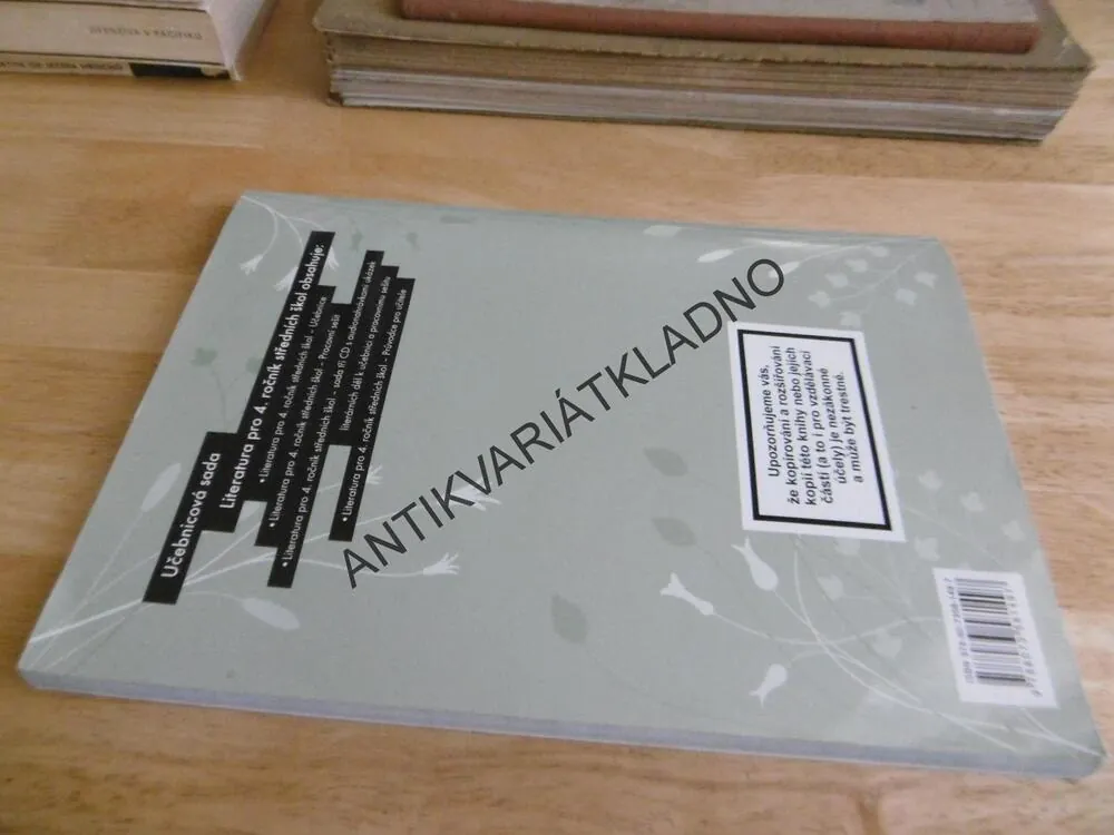 LITERATURA PRO 4. ROČNÍK STŘEDNÍCH ŠKOL, UČEBNICE, DIDAKTIS
