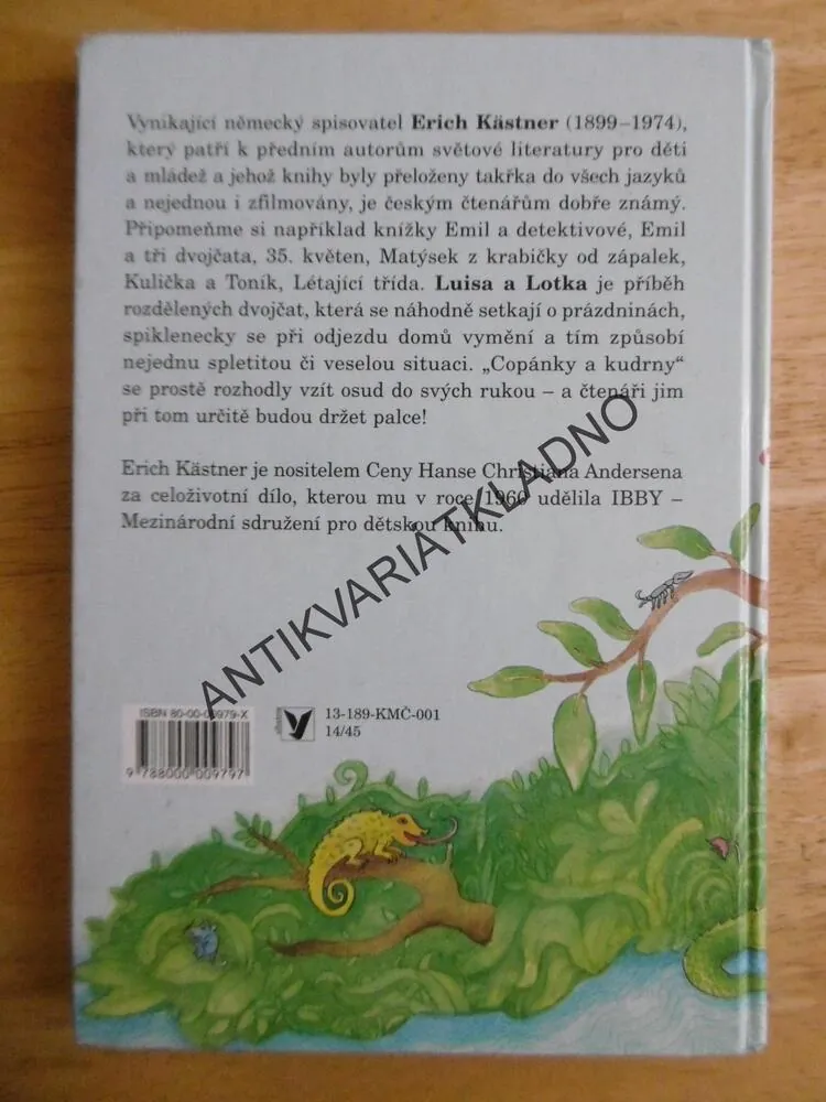 LUISA A LOTKA, ERICH KÄSTNER, EVA MASTNÍKOVÁ. 2001