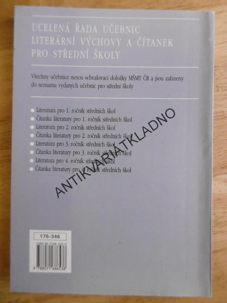 ČESKÁ A SVĚTOVÁ LITERATURA PRO 1.ROČNÍK SŠ