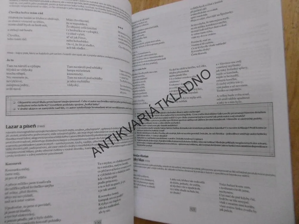 ČÍTANKA IV. K LITERATUŘE V KOSTCE PRO STŘEDNÍ ŠKOLY, SOCHROVÁ