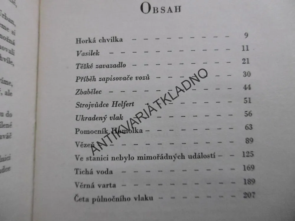 ŠTÍT A MEČ, B. HORST, ŽELEZNICE