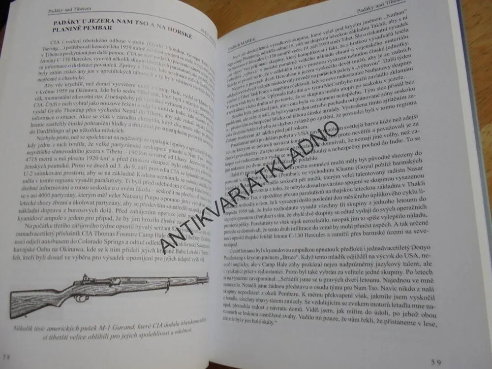 PADÁKY NAD TIBETEM, TAJNÉ OPERACE CIA 1957-1974,PARAŠUTISMUS, **an
