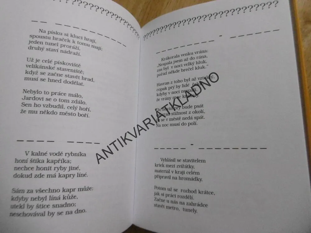 HÁDANKY PRO DĚTI, JAROSLAV TAJOVSKÝ, JARMILA KRÁMSKÁ, **an