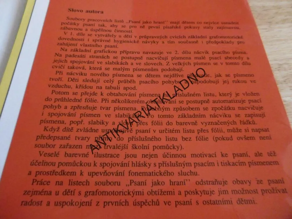 PSANÍ JAKO HRANÍ, 2., LINC, FILCÍK, SOUBOR KARET