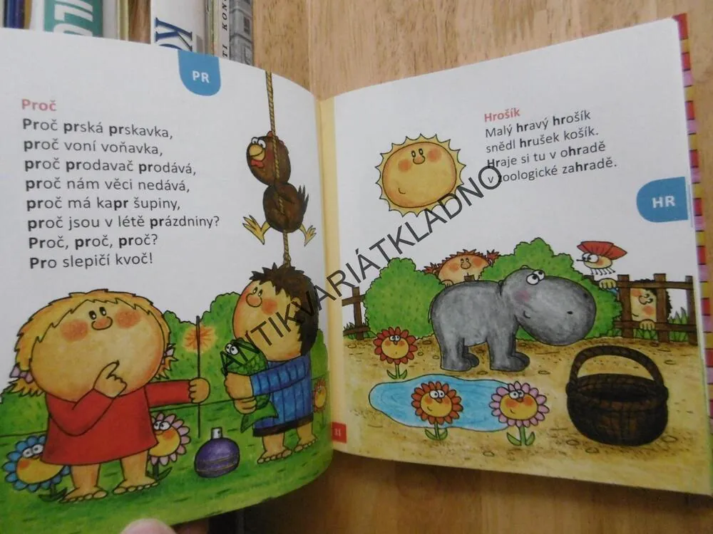 JÁ MÁM V KRABICI CUKR A KRUPICI, ŘÍKANKY NA HLÁSKY R A Ř, EICHLEROVÁ, HAVLÍČKOVÁ, **an
