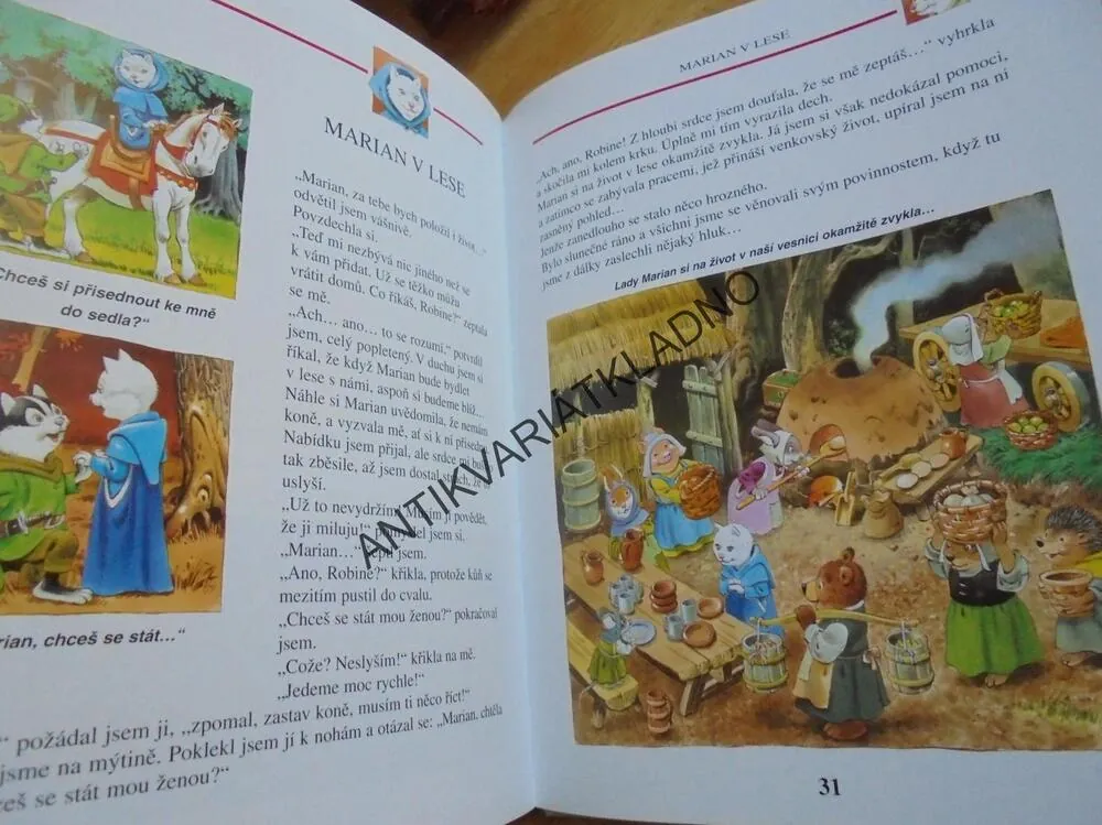 ROBIN HOOD, DOBRODRUŽNÉ ČTENÍ, WOLF, **an