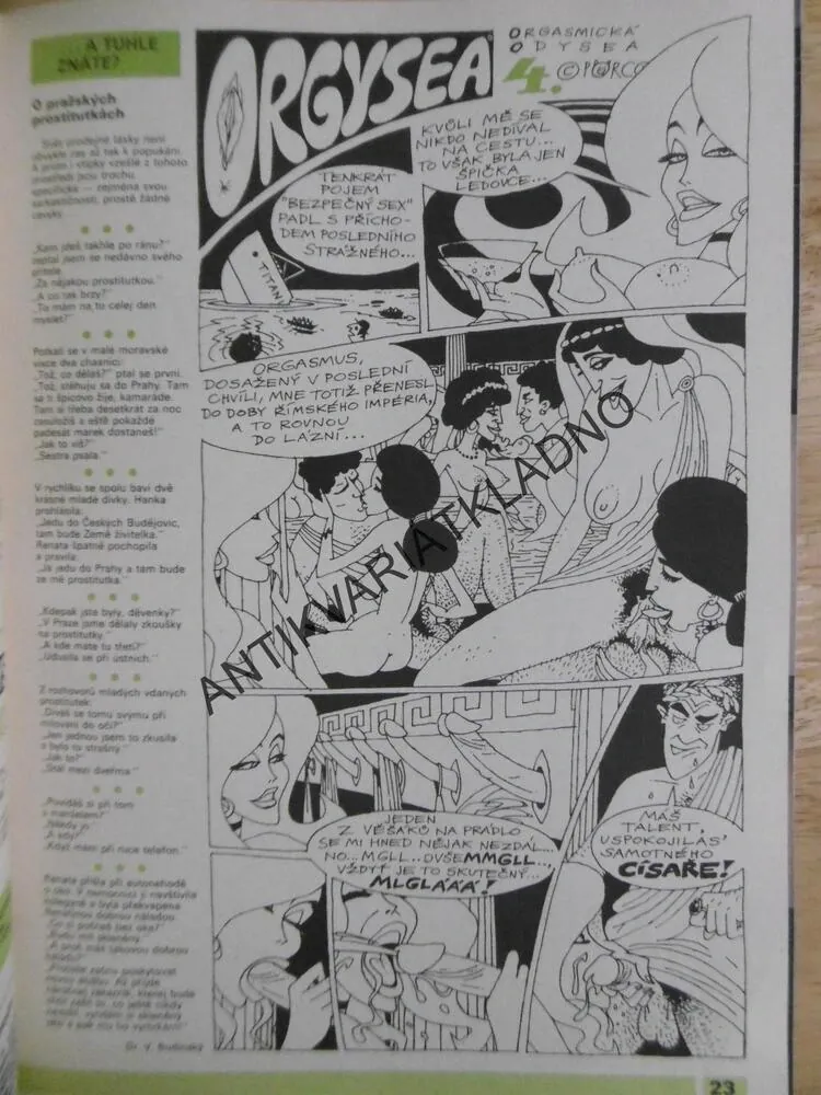 EROTIC MAGAZÍN PRO MUŽE I ŽENY 4/1995