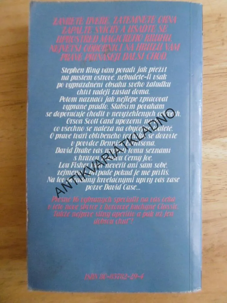 THE BEST HORROR, POVÍDKY: II., STEPHEN KING, O.S.CARD, HARRY HARRISON, ČESKY