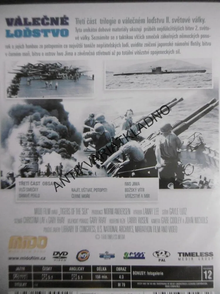 TYGŘI OCEÁNŮ,1-3, DVD FILM DOKUMENT