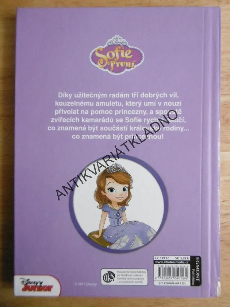 SOFIE PRVNÍ, POHÁDKY Z NÁDHERNIE, ZAČÍNÁME ČÍST, DISNEY JUNIOR,