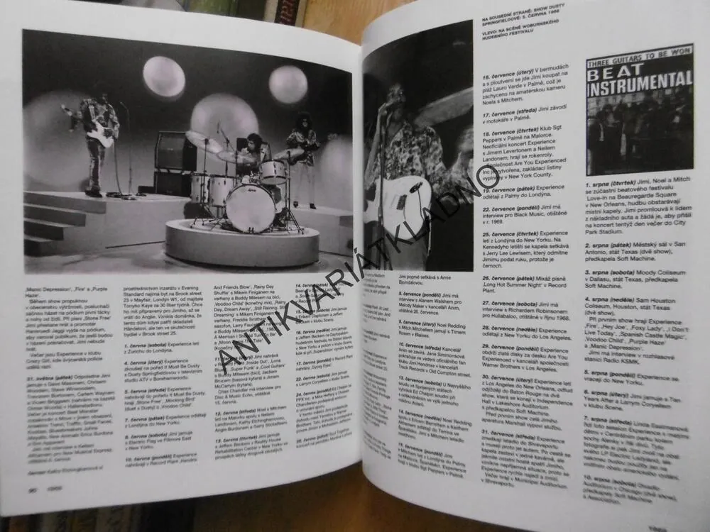 JIMI HENDRIX, JEHO ŽIVOT, LÁSKY A HUDBA, TONY BROWN, **an