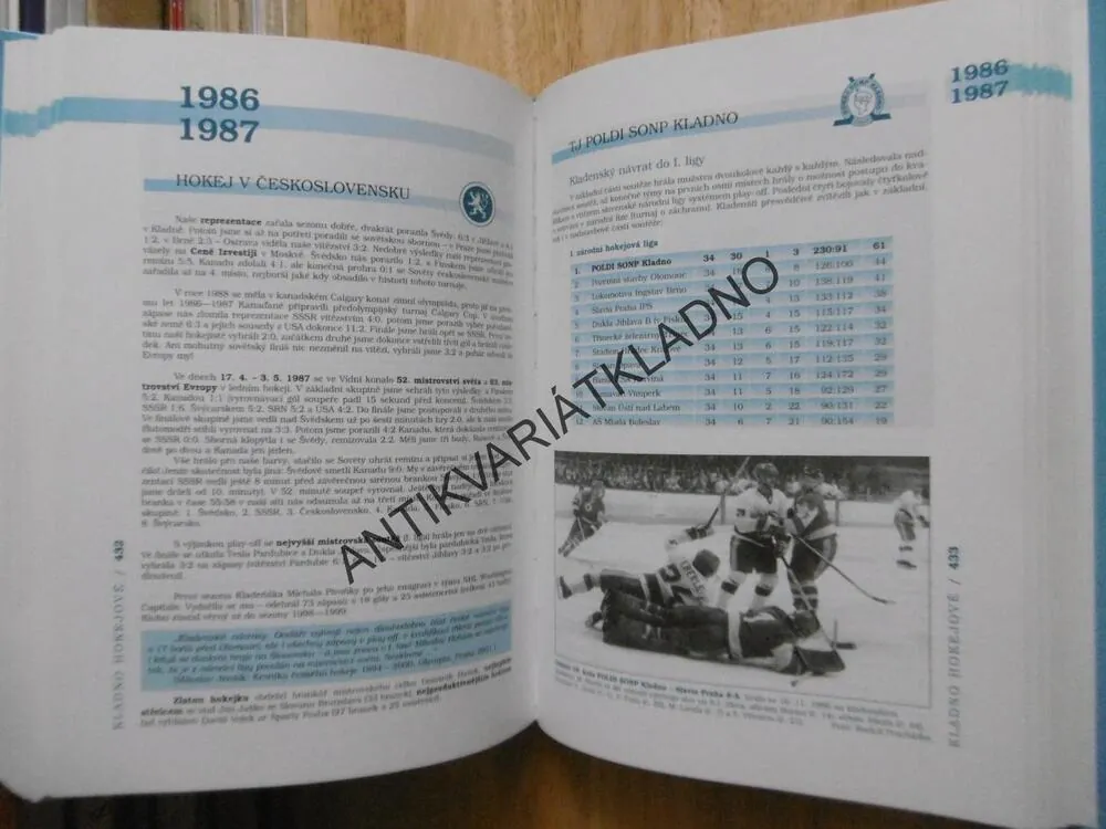 KLADNO HOKEJOVÉ, JOSEF JÁGR, MIROSLAV OLIVERIUS, 80 LET HOKEJE 1924-2004, HOKEJ, AUTOGRAM JAROMÍR JÁGR, **an