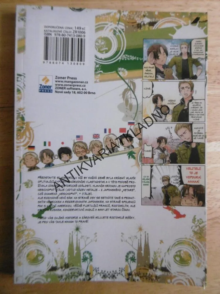 HETALIE 1. MOCNOSTI OSY, MANGA KOMIKS, 