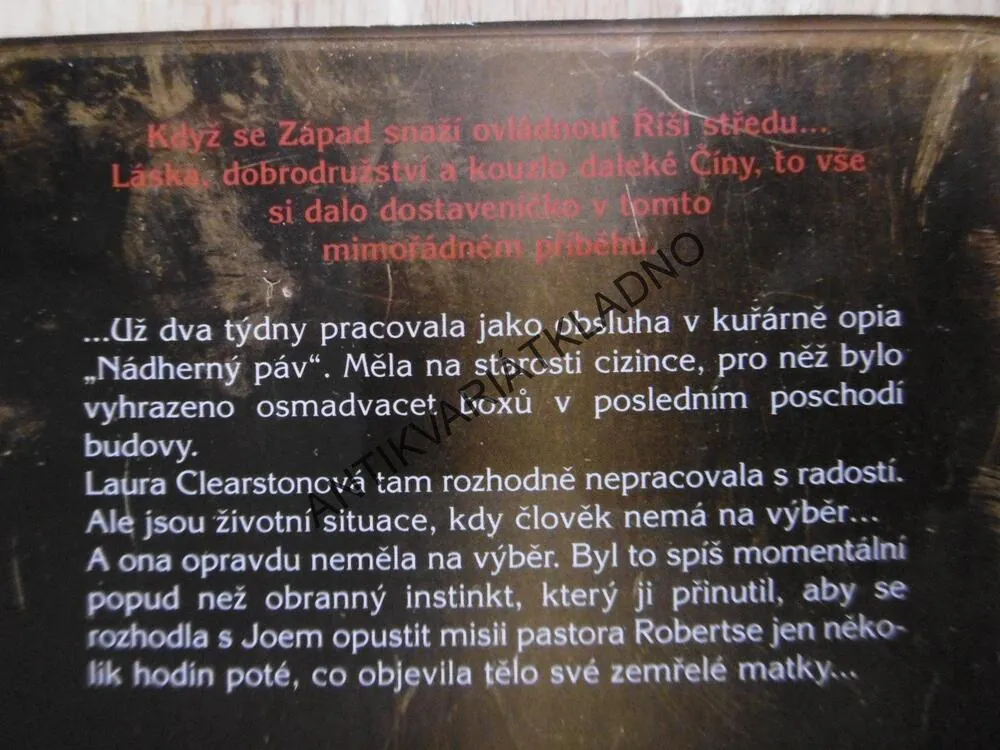 TAJEMSTVÍ LETNÍHO PALÁCE, JOSÉ FRÉCHES, OPIOVÁ VÁLKA 2., **an