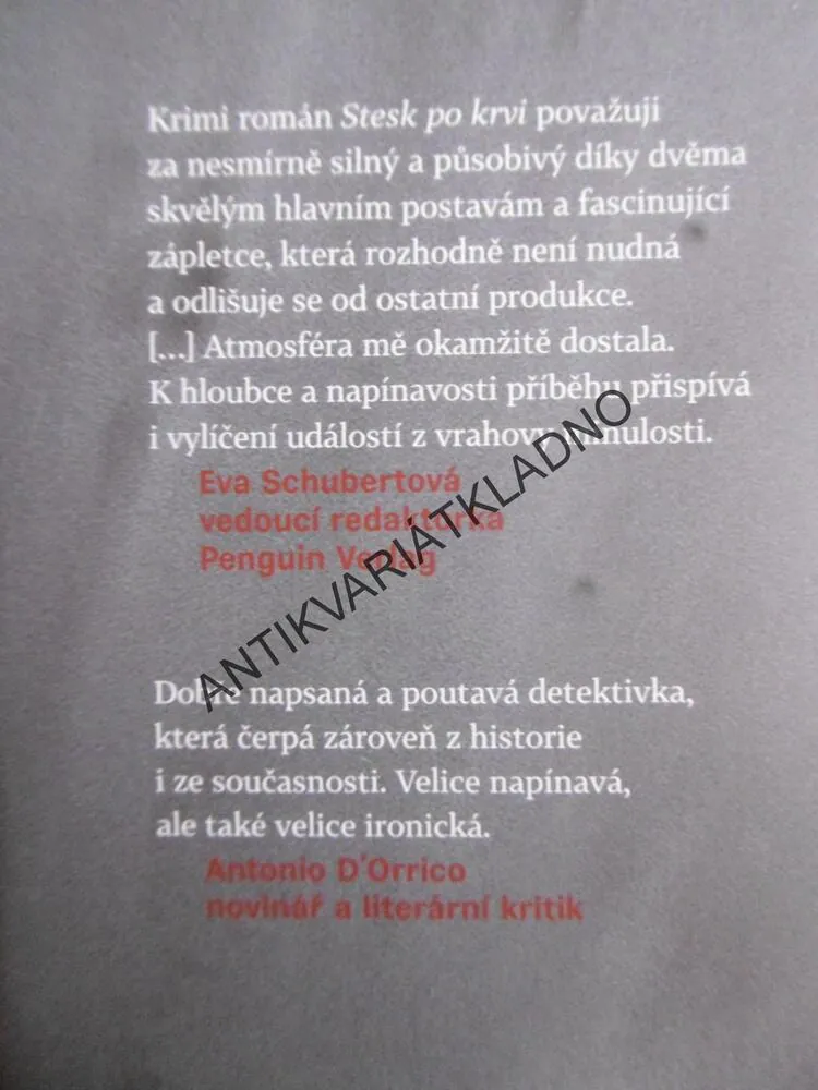 STESK PO KRVI, DARIO CORRENTI, **an