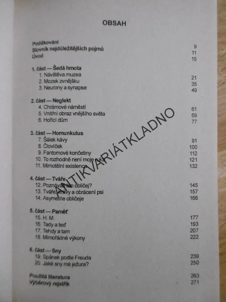 HOŘÍCÍ DŮM, CESTA ZA TAJEMSTVÍM MOZKU, JAY INGRAM, **an
