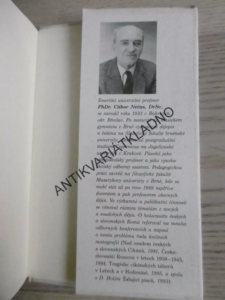 HOLOCAUST ČESKÝCH ROMŮ, CTIBOR NEČAS