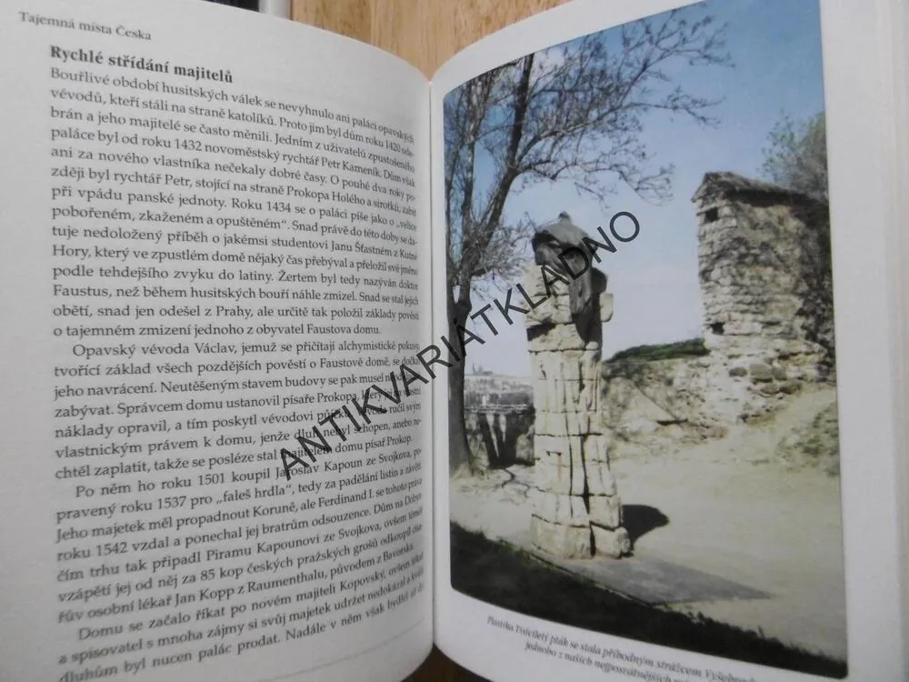 TAJEMNÁ MÍSTA ČESKA, JITKA LENKOVÁ, **an