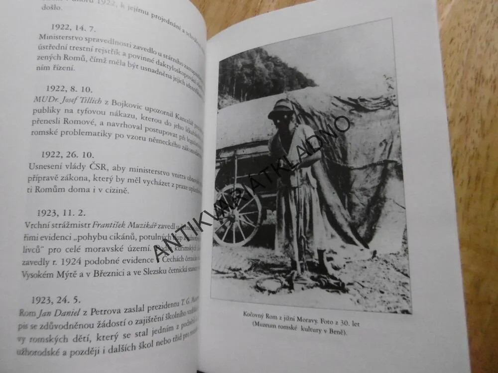 HISTORICKÝ KALENDÁŘ , DĚJINY ČESKÝCH ROMŮ V DATECH, CTIBOR NEČAS, **an