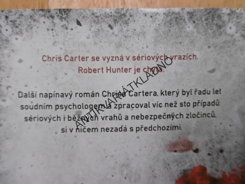SOCHAŘ SMRTI, CHRIS CARTER, 