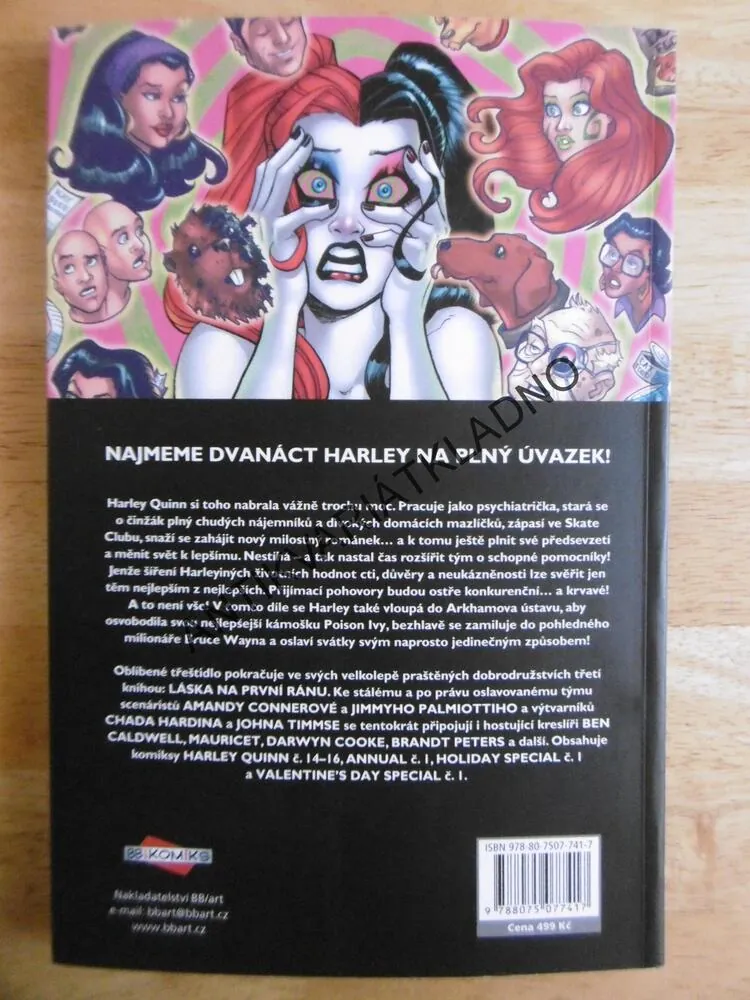 HARLEY QUINN, LÁSKA NA PRVNÍ RÁNU, KOMIKS DC COMICS