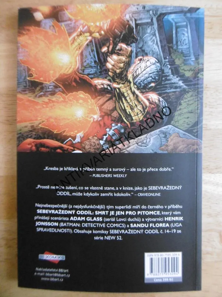 SEBEVRAŽEDNÝ ODDÍL, SMRT JE JEN PRO PITOMCE, KOMIKS DC COMICS