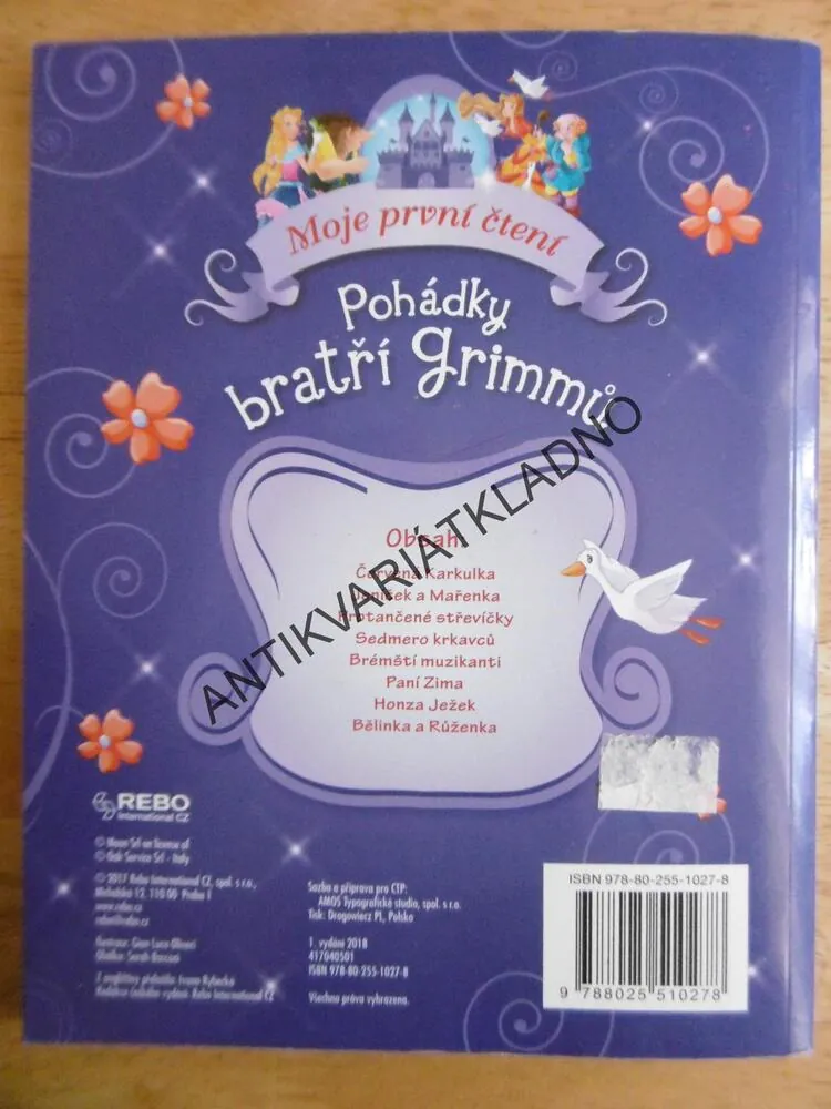 POHÁDKY BRATŘÍ GRIMMŮ, MOJE PRVNÍ ČTENÍ, **an