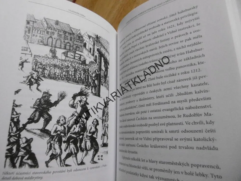 STAROMĚSTSKÁ POPRAVA ČESKÝCH PÁNŮ A MĚŠŤANŮ, VLADIMÍR LIŠKA, **an