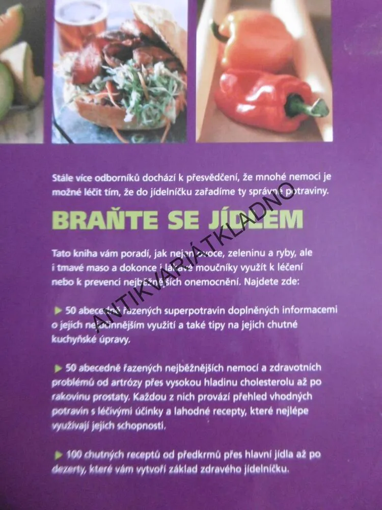 BRAŇTE SE JÍDLEM, kuchařka recepty, **an