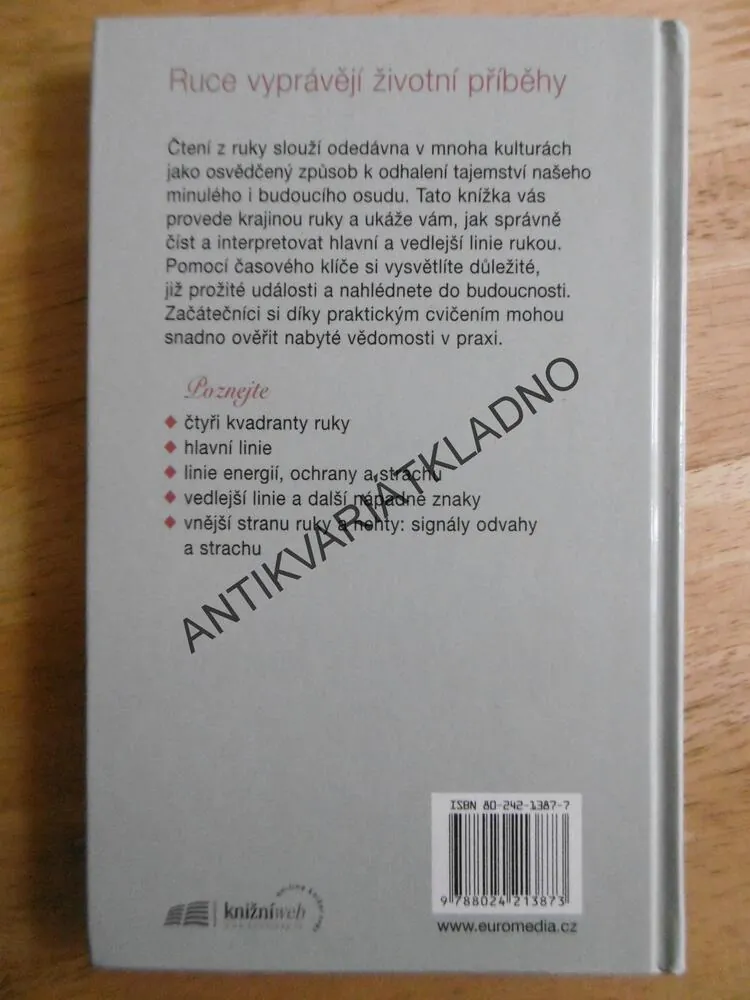 VÝKLAD Z RUKY, PRAKTICKÁ CVIČENÍ, CHRISTIANE EISLER-MERTZOVÁ,