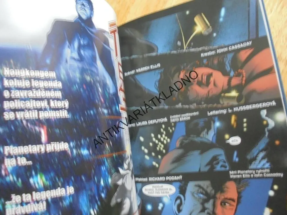 PLANETARY, 1., KOMIKS, CASSADAY