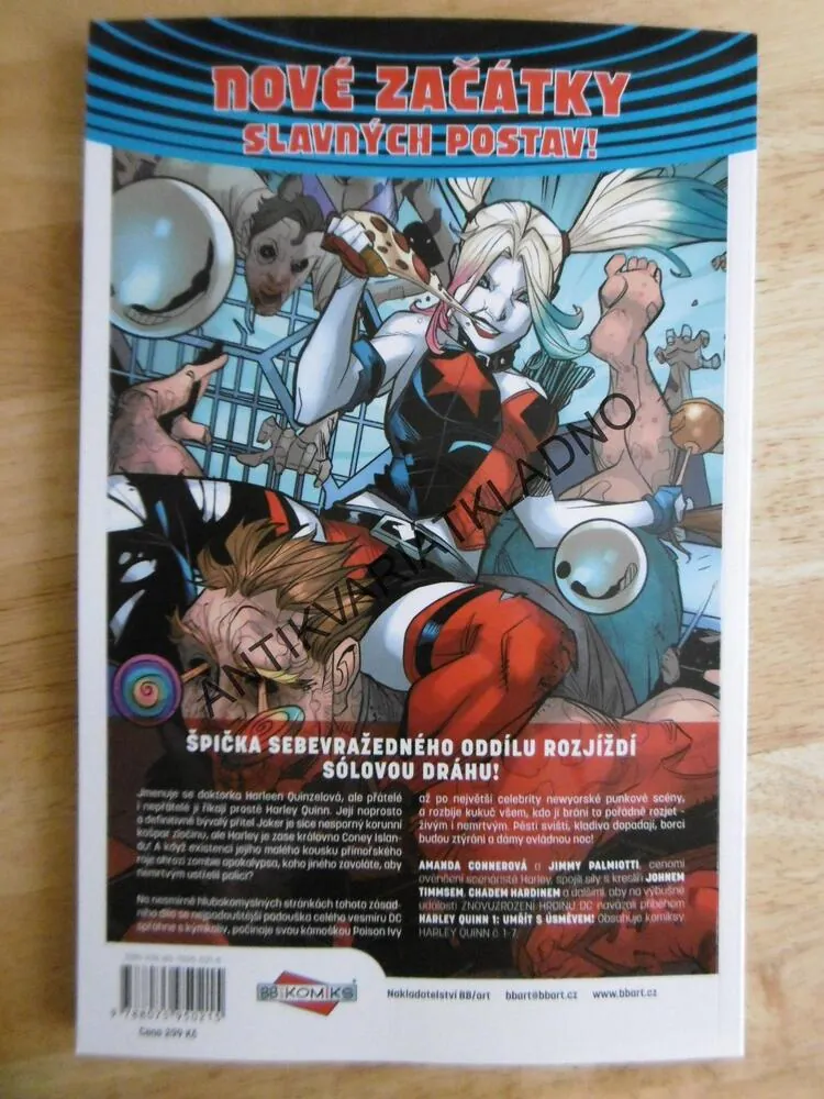 HARLEY QUINN, UMŘÍT S ÚSMĚVEM, KOMIKS DC COMICS, **an