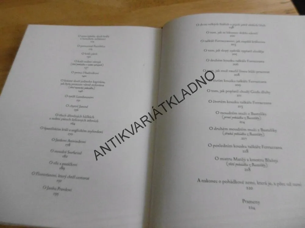 KRÁL SEDMI ZÁVOJŮ, JAN VLADISLAV, JOSEF PALEČEK, ITALSKÉ POHÁDKY, **an