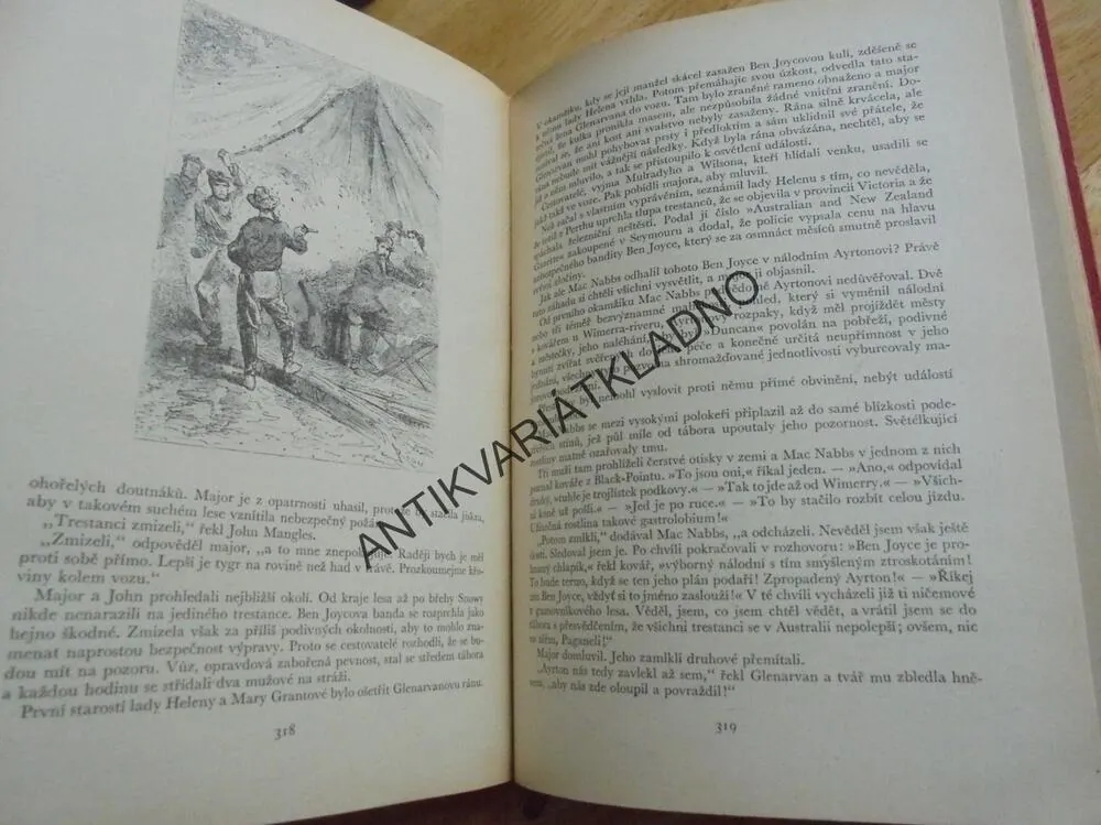 DĚTI KAPITÁNA GRANTA, JULES VERNE, 1953, **an