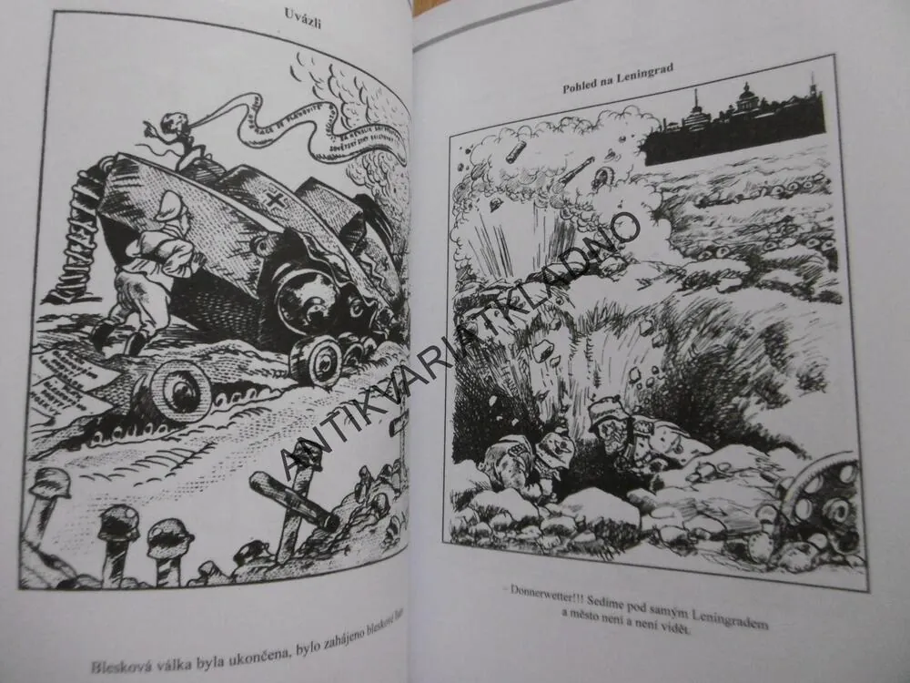 KARIKATURY, HITLER A JEHO SMEČKA, BORIS JEFIMOV, **an