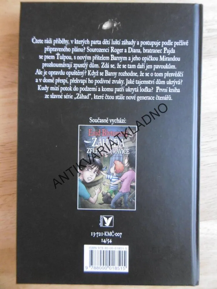 ZÁHADA PAVOUČÍHO DOMU, ENID BLYTONOVÁ, **an