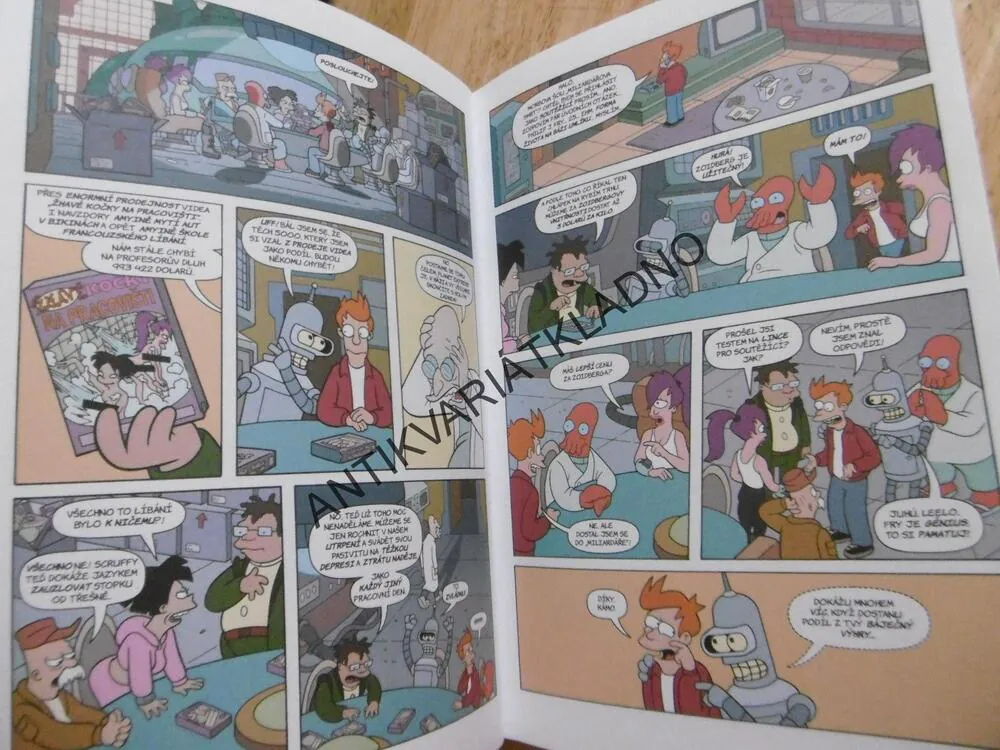 FUTURAMA DOBRODRUŽSTVÍ, KOMIKS, **an