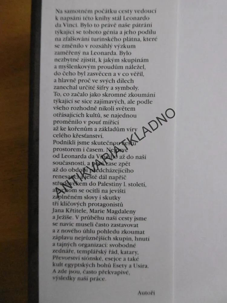 TAJEMSTVÍ TEMPLÁŘŮ, TAJEMNÍ STRÁŽCOVÉ PRAVDY O SKUTEČNÉ TOTOŽNOSTI JEŽÍŠE KRISTA,LYNN PICKNETTOVÁ, CLIVE PRINCE, **an