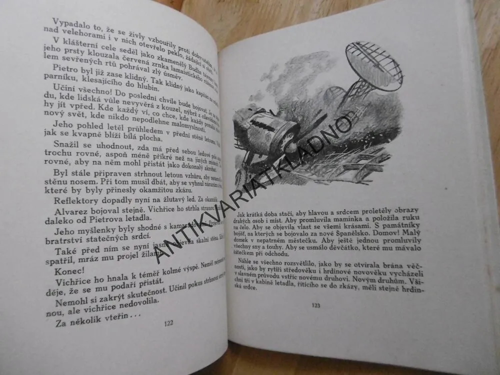 ORLÍ SRDCE, V. ZÍKA, M. NOVÁK, 1942, LETECKÝ ROMÁN
