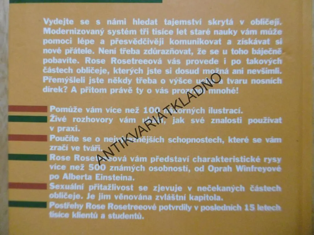 NAUČTE SE ČÍST- Z TVÁŘE, ROSE ROSETREE, **an