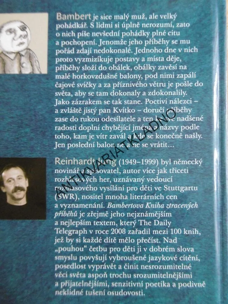 BAMBERTOVA KNIHA ZTRACENÝCH PŘÍBĚHŮ, REIHARDT JUNG, **an