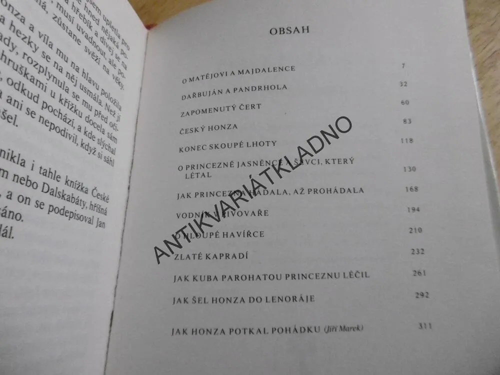 ČESKÉ POHÁDKY, JAN DRDA, JOSEF LADA, 1988, **an