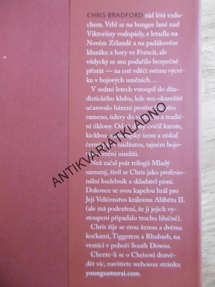 MLADÝ SAMURAJ, 2., CESTA MEČE, CHRIS BRADFORD, **an