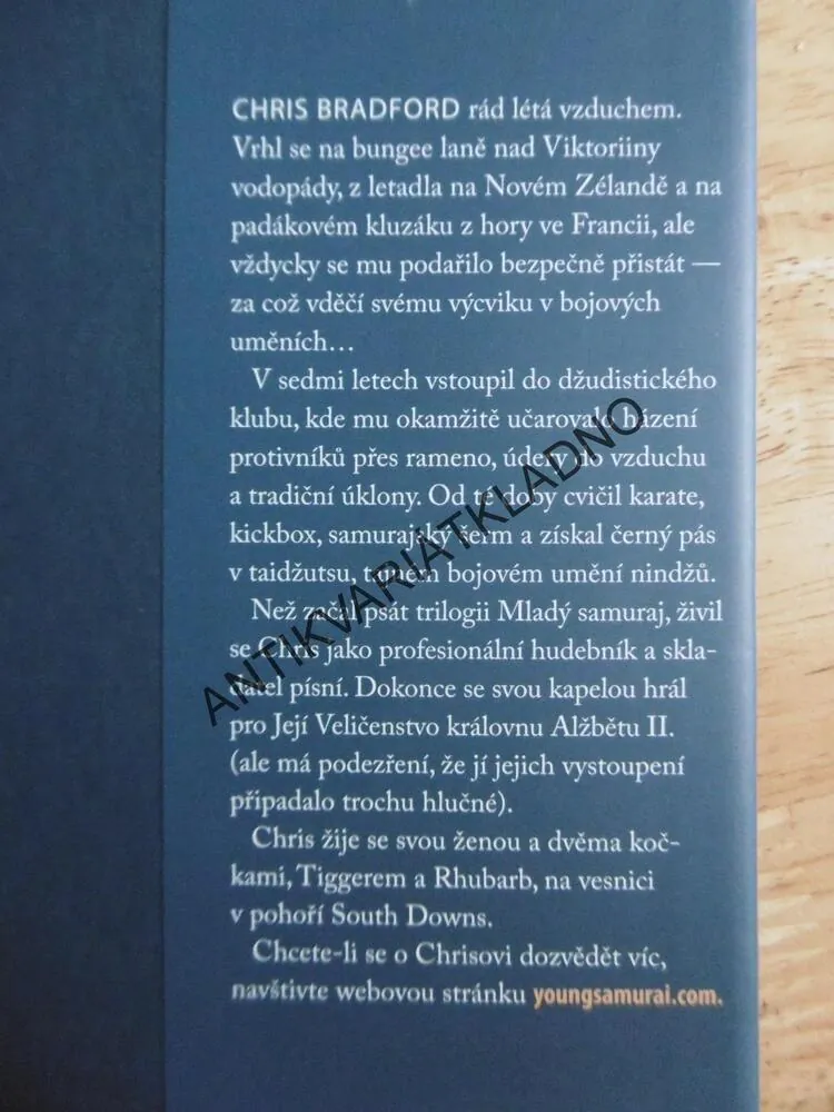 MLADÝ SAMURAJ, 3., CESTA DRAKA, CHRIS BRADFORD, **an