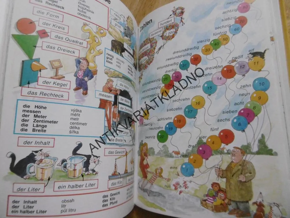 OBRÁZKOVÝ NĚMECKO-ČESKÝ SLOVNÍK, **an