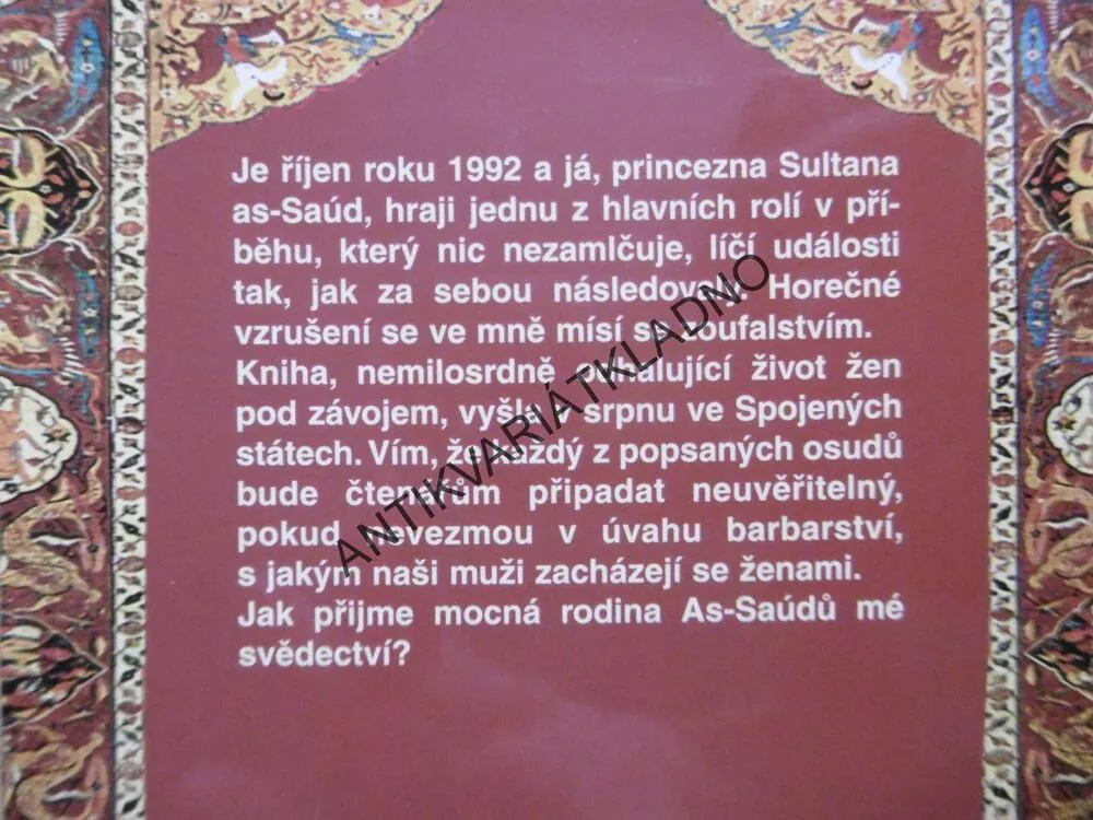 PRINCEZNA SULTANA A JEJÍ DCERY, JEAN SASSONOVÁ, **an