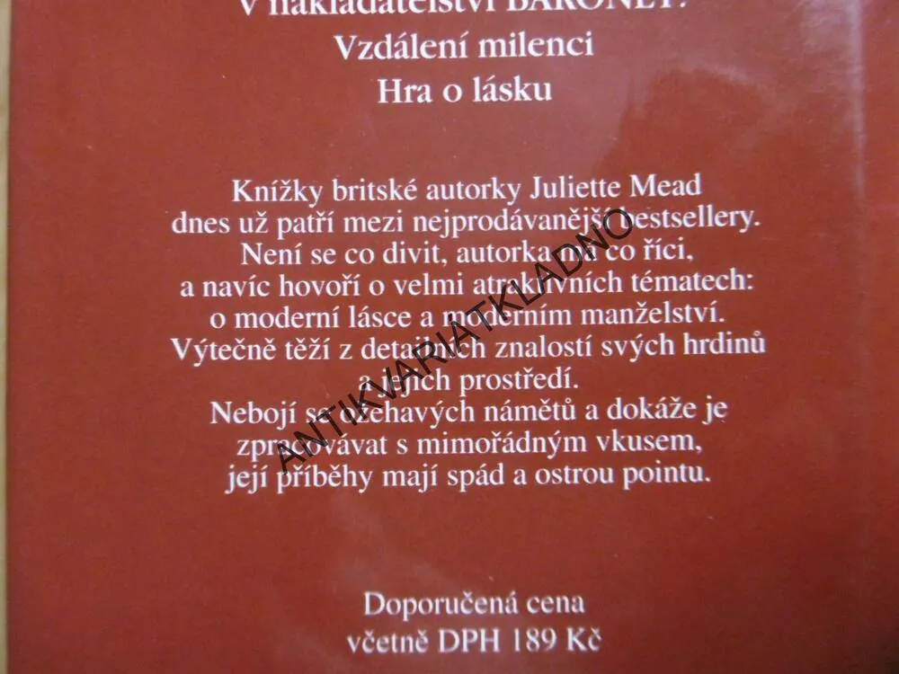 HRA O LÁSKU, JULIETTE MEAD, **an