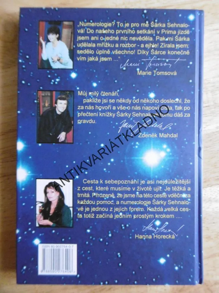 NUMEROLOGIE, CESTA K SEBEPOZNÁNÍ, ŠÁRKA SEHNALOVÁ,